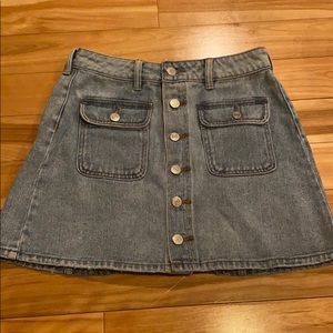 PACSUN denim mini skirt